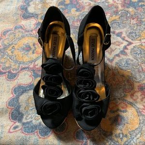 Steve Madden Floret Cork Wedge Sandals